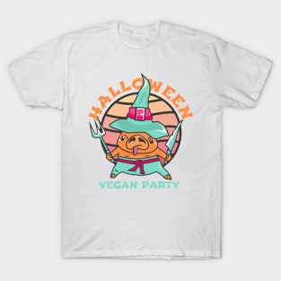 Halloween Vegan Party. T-Shirt